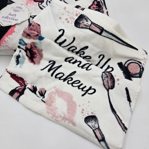 2 100% Cotton Towels & Wash Clothes, Decorative. 48x28 Towels - Picture 3 of 11